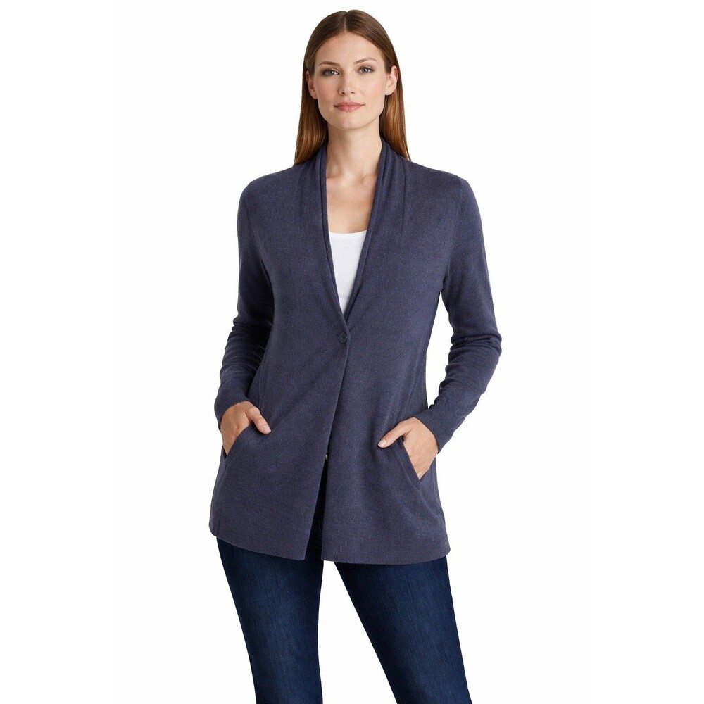 Brunello Cucinelli Cashmere Cardigan XXL Blue Navy Snap Button Italy
